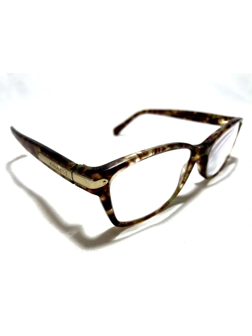 Coach Eyeglasses Women Brown Confetti HC 6065 5287 51-17-135